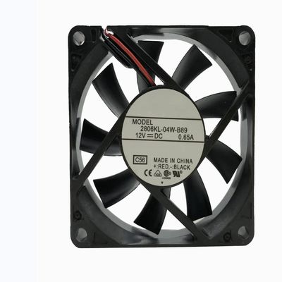 2806KL-04W-B89 12V 0.65A 7.8W 3000RPM 70X70X15MM 2-Wire Cooling Fan