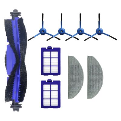 Carkio Replacment Parts Accessories for RoboVac X8 Series Vacuum Cleaner,Includes 2 Filters, 4 Side Brushes, 1 Main Brush, 2 Mops X8 Accessories Kit