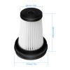 Carkio Pack of 2 VCH9632 Filters Fit for Grundig VCH9629 VCH9630 VCH9631 VCH9632 Dust Container Filter Replacement Filter # 91780008590 Robot Vacuum Cleaner Household Sweeper Replaces view 2