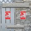 2 Pack of Video Surveillance Signs for Private Properties to Prevent No Trespassing. 10" by 7", Aluminum, Indoor Or Outdoor Use for your Home, Business, CCTV Security Cameras, With All Weather UV Protected & Waterproof Construction. (2 PACK) view 4