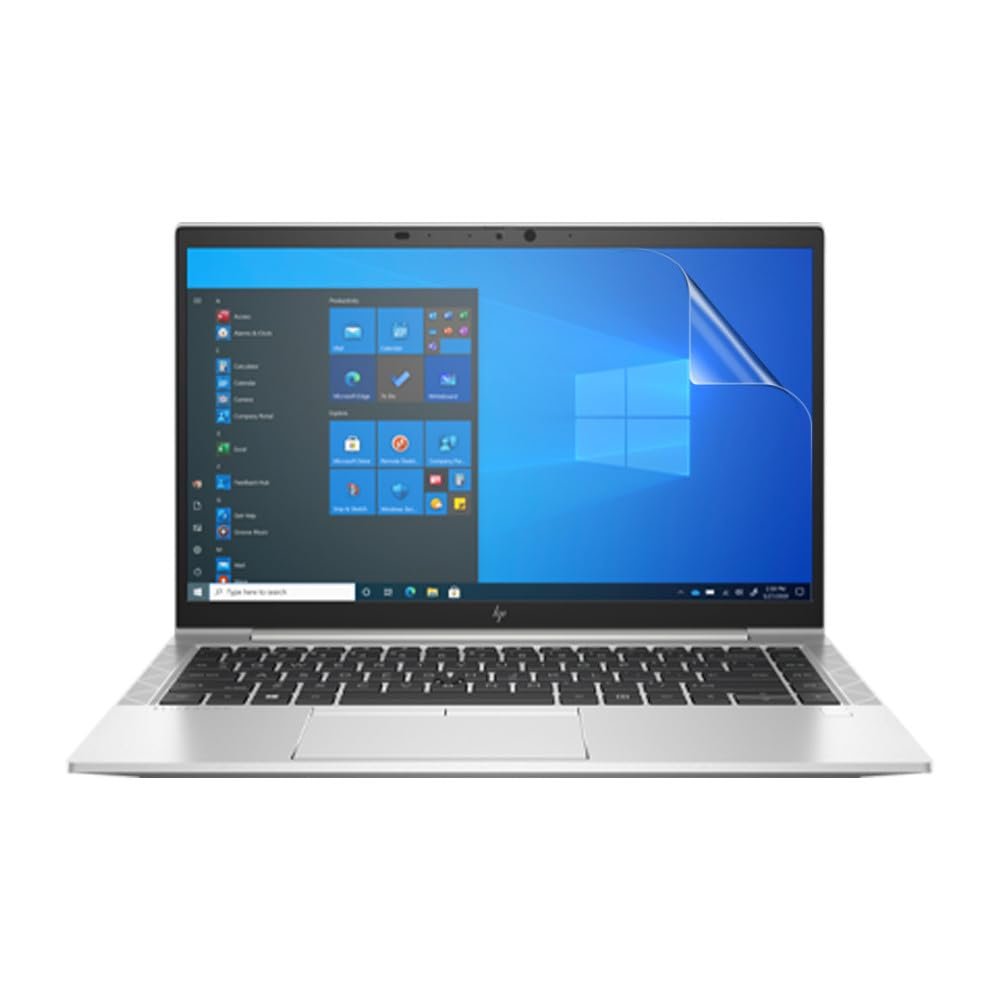 celicious Vivid Invisible Glossy HD Screen Protector Film Compatible with HP EliteBook 845 G8 (Touch) [Pack of 2]