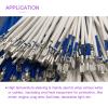DMiotech 1Pcs 10m-1mm White Silicone Fiberglass High Temperature Sleeving Insulation Tubing for Wire Protection view 2