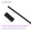 DMiotech 1Pcs 5m-2mm Black Silicone Fiberglass High Temperature Sleeving Insulation Tubing for Cable Protection view 4