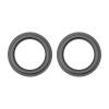 Rebower Speaker Foam Edge Surround Rings Rubber Perforated Subwoofer Rings Replacement Parts [for Repair or DIY Speaker Decoration] - 4.5" / Black / 2 Pack view 1