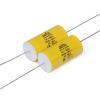 YEGAFE 2pcs 3.3uF 250V Axial Audio Speaker Crossover stepless Film Capacitor 5% Audio Crossover Tweeter Precise Pairing view 1