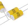 YEGAFE 2pcs 3.3uF 250V Axial Audio Speaker Crossover stepless Film Capacitor 5% Audio Crossover Tweeter Precise Pairing view 3