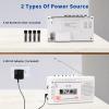 SEMIER Small Cassette Player Recorder, Cassette to Digital Converter via USB or Micro SD Card, Powered by AC or 4 AA Battery, AM FM Radio Tape Recorder with Build-in Speaker and Earphone Jack view 4