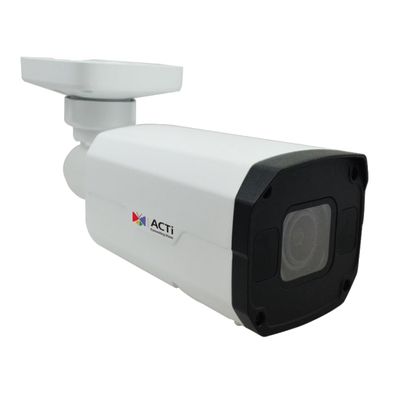 ACTi Z47 8MP Zoom Bullet with D/N, Adaptive IR, Superior WDR, SLLS, 4.3x Zoom lens, H.265 Compression, 2D+3D DNR, Audio, MicroSD, PoE/DC12V, IP67