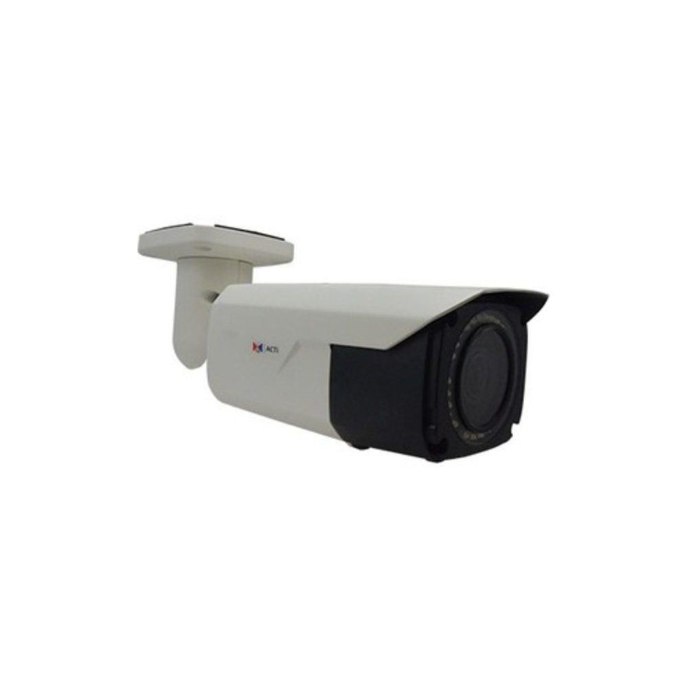 ACTi A421 8MP Video Analytics Zoom Bullet with D/N, Adaptive IR, Extreme WDR, SLLS, 4.3X Zoom Lens, f2.8-12mm/F1.3, H.265/H.264, 4K/30fps, 2D+3D DNR