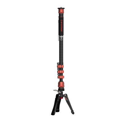 IFOOTAGE Cobra 3 C180F-P Carbon Fiber Video Monopod with Pedal Locking Control, Professional Photography Monopod Suitable for SLR Cameras and Camcorders (71")