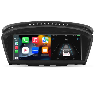 Android 13 Car Radio for BMW 3/5 Series E60 E61 E63 E64 E90 E91 E92 CCC (2004-2008),4+64GB Stereo CarPlay Android Auto Multimedia Player GPS Navigator iDrive System Retained Supports 4G WiFi