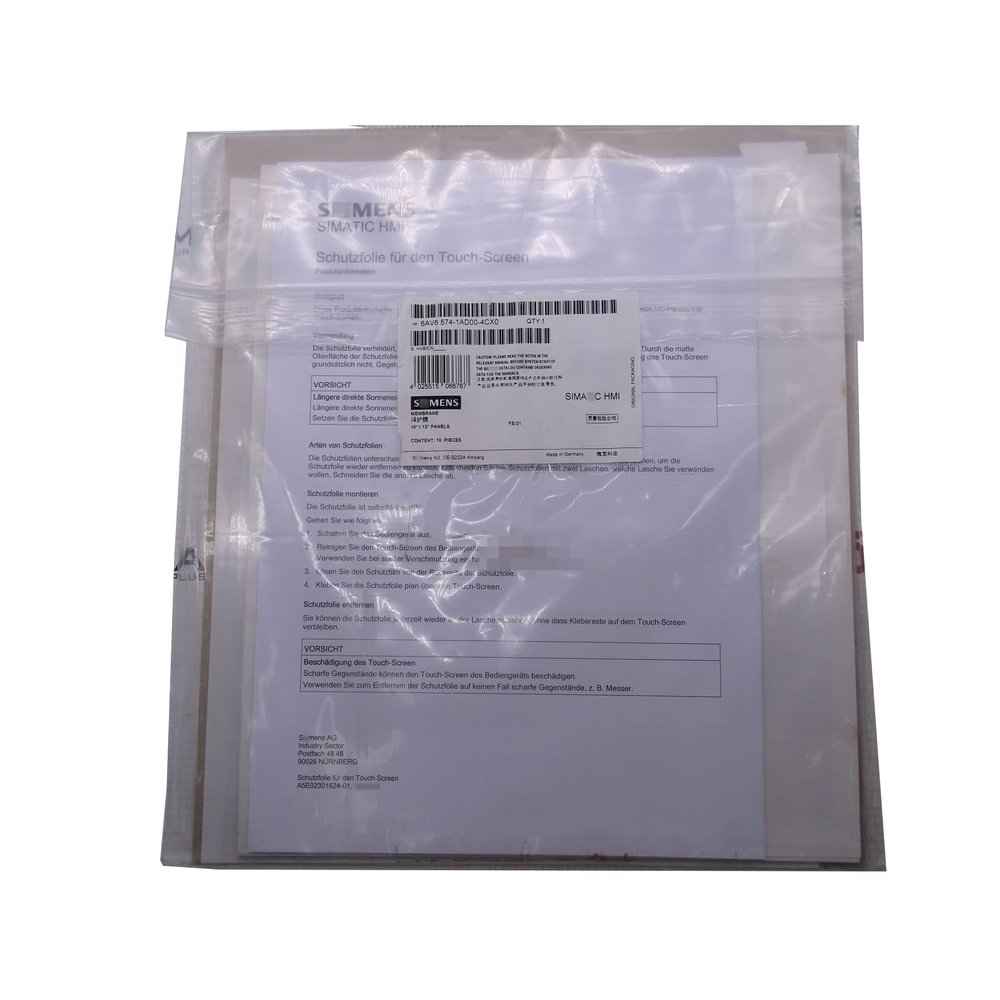 CBBEXP 6AV6574-1AD00-4CX0 Protective Film 10" to 12" Touch Devices 6AV65741AD004CX0 Sealed in Box 1 Year Warranty Fast Shipment