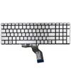 ADIUMA Keyboard Compatible with H-P Envy 17-AE000 17-ae100 17-ae051nr 17m-ae011dx 17-AE008 17-AE013CA Silver Backlit US view 1