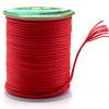 9KM DWLIFE 100% UHMWPE Braided Cord, 1.6mm Red 100ft 750lb Hollow Rope for Hammock, Kite, Fishing, Climbing, Camping view 1