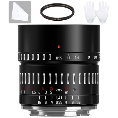 TTArtisan 50mm F0.95 Lens APS-C Large Aperture Manual Focus Lenses for Canon Eos R R3 R5 R6 R7 C70 R50 R6 II R8 R10