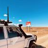 DITKOK Folding Antenna Mount - Roof Rack Mounting Bracket Kit, Fits Crossbars and Platforms, Folding Aerial Bracket for Antennas, Flags and Small LED Light - Channel Mount view 2