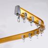 Bendable Ceiling Curved Curtain Track, Room Divider Ceiling Track High Strength Aluminum Alloy Guide Rail Good Toughness Easy To Bend For L Shape U Shape Bay Windows ( Color : Wall hanging , Size : 8m view 1