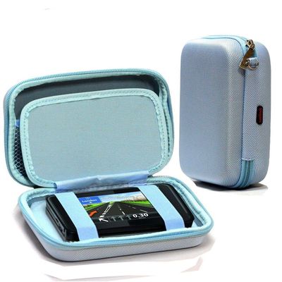 Navitech Light Blue Hard GPS Carry Case Compatible with Garmin DriveSmart 55 MT-S 5.5" Sat Nav