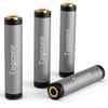 1/8 Inch TRS AUX Female to Female Gold-Plated Coupler (4 Pack),1/8" Stereo Jack to 1/8" Stereo Jack Adapter, 3.5mm Stereo Extension Audio Aux Cord Converter Connector for Headphones, Car Stereo view 1