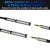 1/8 Inch TRS AUX Female to Female Gold-Plated Coupler (4 Pack),1/8" Stereo Jack to 1/8" Stereo Jack Adapter, 3.5mm Stereo Extension Audio Aux Cord Converter Connector for Headphones, Car Stereo view 3