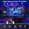 7-in-1 Steam Deck Dock with Dual 4K@60Hz HDMI DisplayPort  100W USB C Docking Station for Steam Deck ROG Ally Legion Go  MacBook iPad Android Gaming Hub/Gigabit Ethernet 3xUSB 3.0 Ports view 4