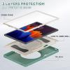 AdirMi Case for Samsung Galaxy Tab S7 Plus 12.4 Inch 2020 Model (SM-T970/T975/T976/T978), [15ft Drop Protection] Shockproof Handle Stand Rugged Cover with 360 Rotatable Kickstand, S Pen Holder,H view 4