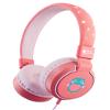 Planet Buddies Kids Headphones, On Ear Wired Headphones for Kids, 85db Volume Limiter, Safe Foldable Wired Earphones for Kids with Microphone, Kids Headset for School, Travel, Pink Owl view 1