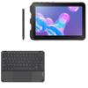 BoxWave Keyboard Compatible with Samsung Galaxy Tab Active4 Pro - SlimKeys Bluetooth Keyboard with Trackpad, Portable Slim TouchPad - Jet Black view 1