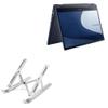 BoxWave Stand and Mount Compatible with ASUS ExpertBook B5 Flip (B5302F) - Compact QuickSwitch Stand, Portable Multi Angle Viewing Foldable Riser - Metallic Silver view 1
