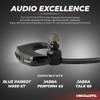 CHOCKALOTTA Eartip Adapter Compatible with Blue Parrot M300-XT/Jabra Perform 45 / Jabra Talk 65 Headsets (Includes Adapter + Set of Multi-Size Premium Silicone Eartips) view 2