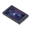 USB Mini Screen, Mini Size Energy Saving Customizable Computer Temp Monitor 3.5in Multifunctional for Company (with Elbow Line) view 1