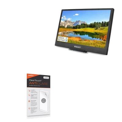 BoxWave Screen Protector Compatible with WIMAXIT Portable Monitor M1161CT (12 in) - ClearTouch Anti-Glare (2-Pack), Anti-Fingerprint Matte Film Skin