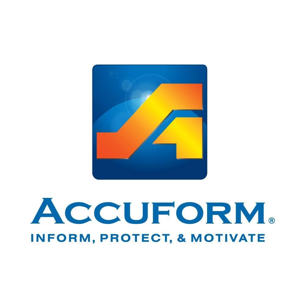 ACCUFORM Create Your OWN Gauge Marking Labels 12" (GML107YL)