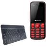 BoxWave Keyboard Compatible with Micromax X412 - SlimKeys Bluetooth Keyboard, Portable Thin with Chiclet-Style Keys - Jet Black view 1