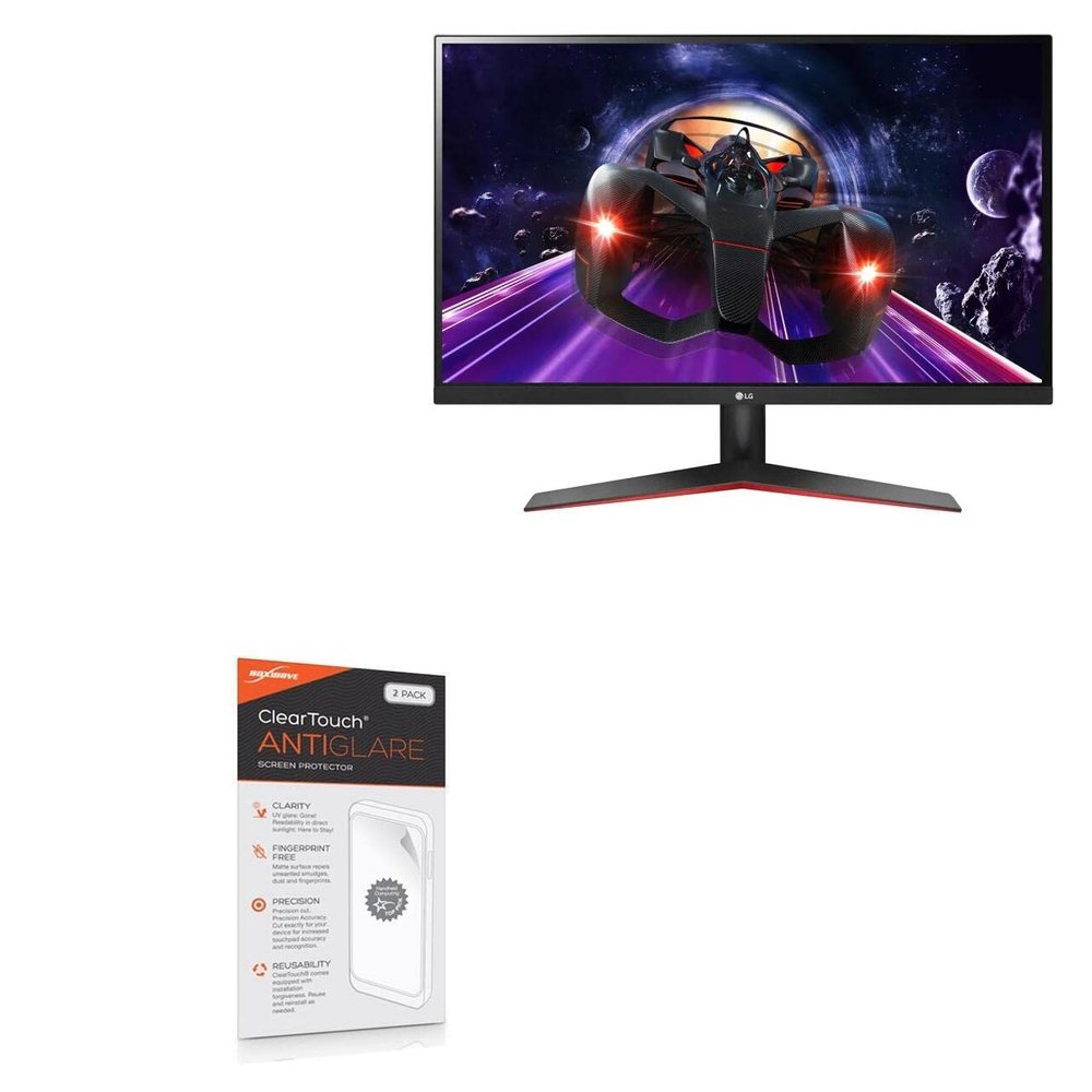 BoxWave Screen Protector Compatible with LG 27 Monitor (27MP60G) - ClearTouch Anti-Glare (2-Pack), Anti-Fingerprint Matte Film Skin