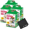 Fujifilm Instax Mini Instant Camera Film: 80 Shoots Total, (10 Sheets x 8) - Capture Memories Anytime, Anywhere - Boomph's Comprehensive Ultimate Performance Cloth Solution for Perfect Picture Quality view 1