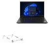 BoxWave Stand and Mount Compatible with Lenovo ThinkPad L14 (21C1) - Pocket Aluminum Stand 3-in-1, Portable Multi Angle Viewing Riser - Metallic Silver view 1