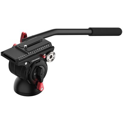IFOOTAGE Video Fluid Head Komodo K5S, Aluminum Video Head for Tripod Monopod, Camera Fluid Head Mount for DSLR Camera, Camcorder, Monopod & Tripod, Payload 5KG/11LB