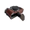 X-T5 Case, BolinUS Handmade PU Leather Half Camera Case Bag Cover Bottom Opening Version for Fujifilm Fuji X-T5 XT5 With Hand Strap (Coffee) view 3