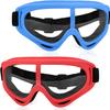 YSCare 4 Pack Protective Goggles, Safety Glasses with Clear Lens and Adjustable Strap, Protective Eyewear Compatible with Nerf Guns for Game Battle Christmas Gift (4 colors) view 3
