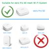 Growalleter Wall Mount for eero Pro 6E mesh Wi-Fi System, Wall Mount Holder for eero Pro 6E with Cord Management (2 Pack) view 2