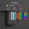 Socket Outlet Shelf,Wall Outlet Extender Surge Protector with Nightlight,6 Outlets with 3 USB Ports(1 USB C) Plug Expander Charger Shelf with Storage for Home,Dorm view 4