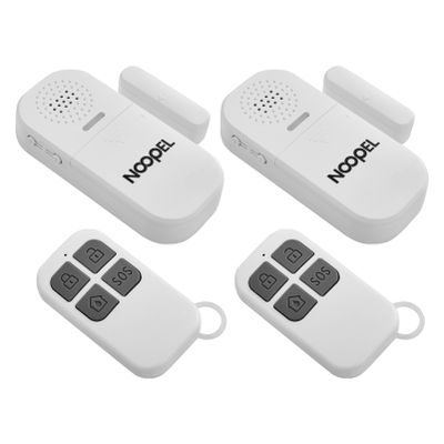 Door Alarms for Kids Safety, 2 Pack 130dB Window Sensor Pool Alarms When Opened for Home Security, 2-in-1 Alarm & Chime, 5-Level Volume Control, Door Chimes When Door Opens with Remote