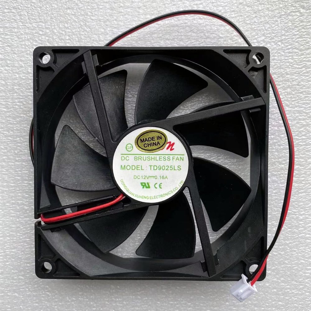 for TD9025LS DC12V 0.16A 9CM 9025 2-Wire Silent Cooling Fan