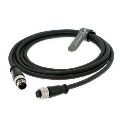 AConnect M12 5 Pin Male A-Code to 5 Pin Female A-Code Industrial Shielded Cable Aviation Sensor Connector for Device Network, Fieldbus Module 10M/32.8Ft