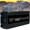 ELOMAS Pure Sine Wave Inverter 7000/10000W Power Inverter 12/24/48V Dc to 110V/220V Ac Car Inverter Voltage Converter with AC Outlets and LCD Display for Home RV Solar System Car,7000W-24Vto110V view 1