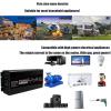 ELOMAS Power Inverter 7000/10000W Pure Sine Wave Inverter Dc 12V 24V 48V to Ac 110V 220V with Ac Outlets LCD Display for Home Rv Solar System Car,10000W-24Vto220V view 2