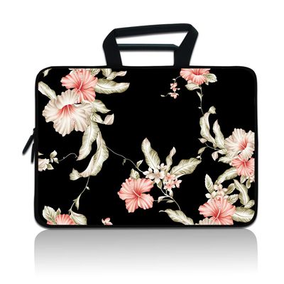 14 15 15.4 15.6 inch Laptop Handle Bag Computer Protect Case Pouch Holder Notebook Sleeve Neoprene Cover Soft Carring Travel Case for Dell Lenovo Toshiba HP Chromebook ASUS Acer (Morning Glory)