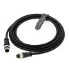 AConnect M12 A Code 4 Pin Male to 4 Pin Female Aviation Sensor Connector Industrial Cable for Device Network, Fieldbus Module 5M/16.4Ft view 1