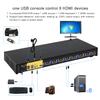 CKLau 8 Port USB 3.0 Rack Mount HDMI KVM Switch 4K60Hz with Audio, 2 pcs USB 3.0 Hub, and Cables Supports Keyboard Mouse Switching view 2
